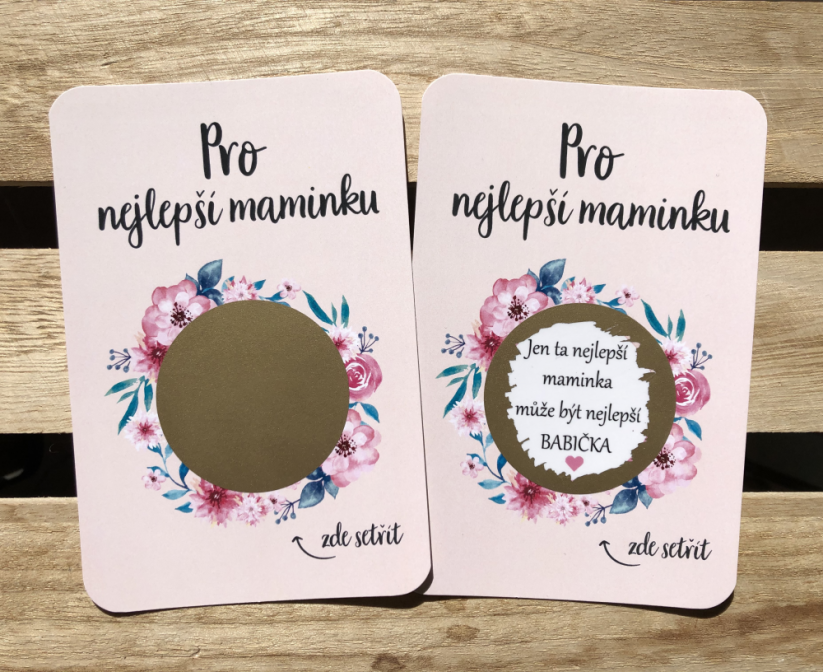 Budeš babička! PRO MAMINKU - s obálkou / bez obálky: S obálkou
