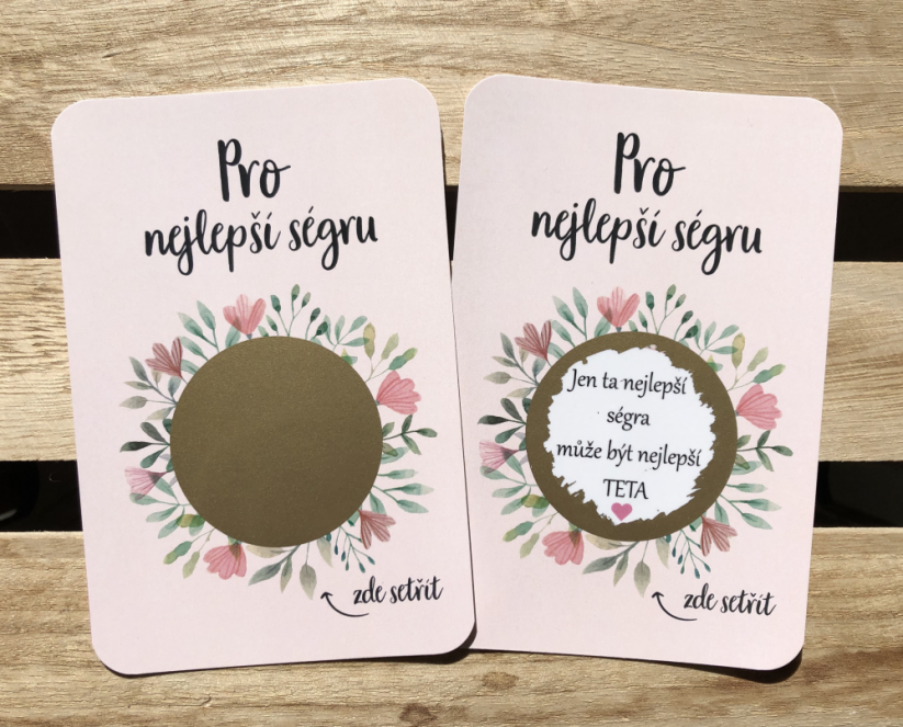 Budeš teta! Pro SEGRU - s obálkou / bez obálky: S obálkou