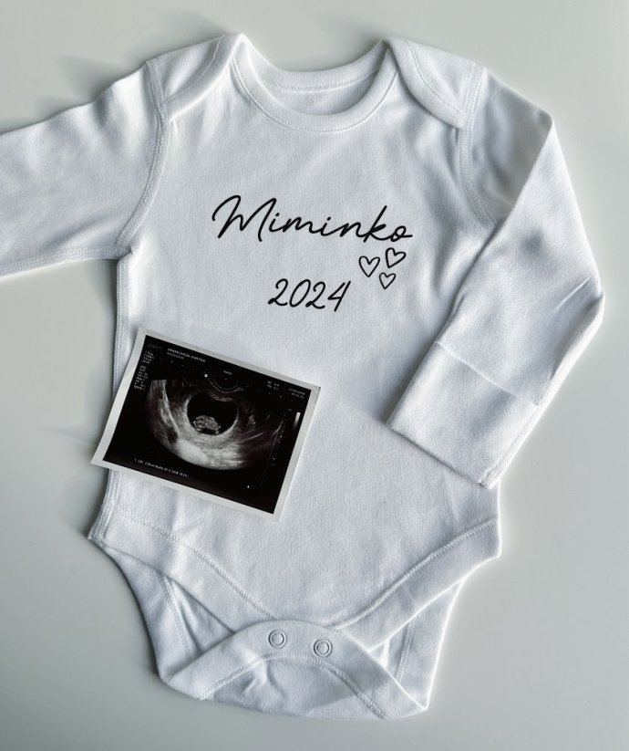 Dětské body - miminko 2024 /dl. rukáv