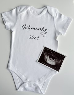 Dětské body - miminko 2024 /kr. rukáv