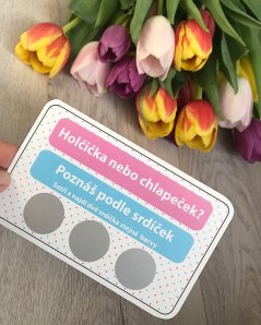 POHLAVÍ MIMINKA- SRDÍČKA